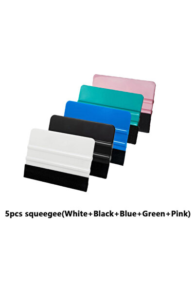 choice2 5 قطع من أدوات مسح الفينيل متعددة الألوان، مقاس 4 بوصات، لتثبيت ملصقا...
