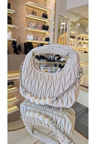 KRISTE BELL Imported Herringbone Pearl Model Women's Bag -27195-