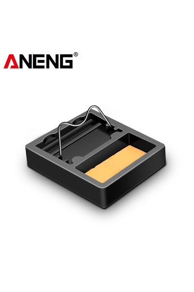 Choice1 طقم ANENG 2 حامل مكواة لحام عالمي من ANENG مع إسفنجة تنظيف وقوس تثبيت...