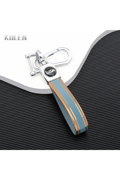 Choice5 سلسلة مفاتيح من مادة TPU عالية الجودة باللون الرمادي الذهبي، مناسبة ل...