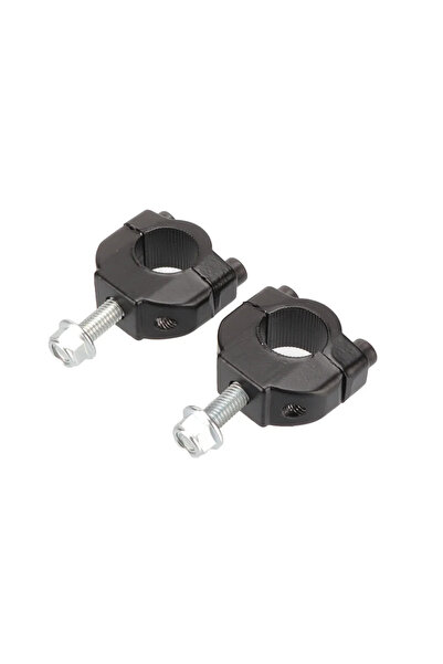 Choice Black 7/8'' 22mm Motorcycle Handlebar Risers Adapter Handle Bar Clamp ...