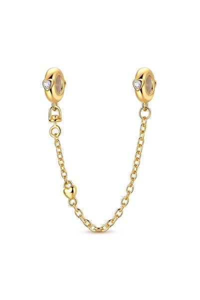 Choice23 KTC417-GD Original 925 Silver Gold Charms Beads Fit Bracelet DIY Ele...