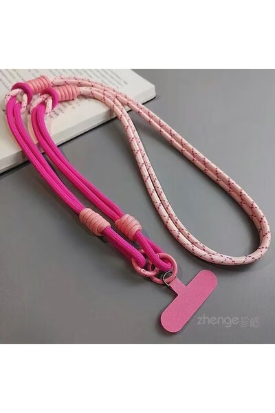 Choice1 حبل تعليق للهاتف المحمول قابل للإزالة، مصنوع من بوليستر /النايلون، قط...