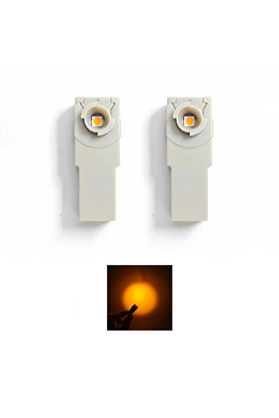 choice2 قطعتان من مصابيح LED الداخلية الصفراء لسيارات تويوتا ومازدا وسوبارو ي...