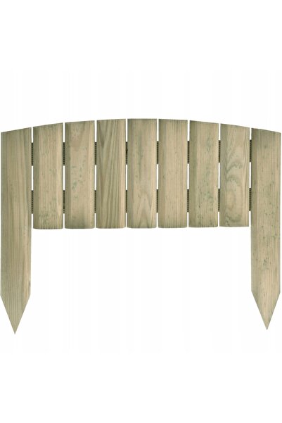 Other Gard de gazon din lemn, palisadă de grădină, 40 cm