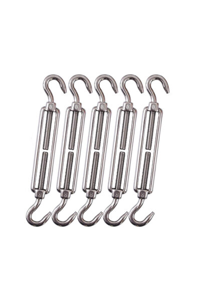 Choice9 M6 CC 5Pcs Stainless Steel Hook and Eye Tensioners Rope Cable Tension...