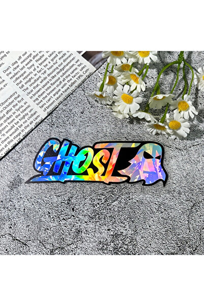 Choice4 ملصقات سيارة HT-KAYL GHOST قطعة واحدة، مقاس 12 × 4.2 سم، بتصميم مرح، ...