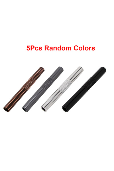 Choice4 5pcs random color Metal Straw Cool Gadget for Men Aluminium Alloy Tub...