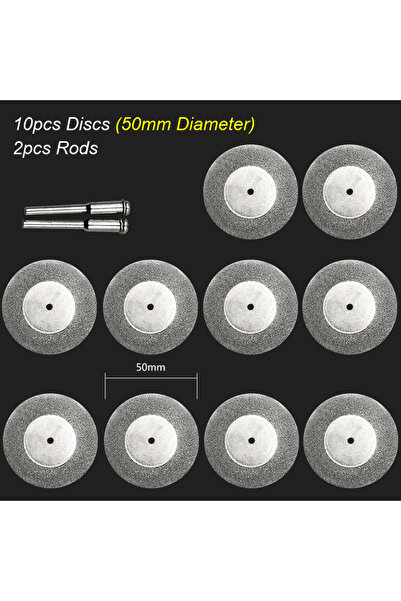 Choice4 قرص قطع ماسي 50 مم، عجلات قرص قطع دوارة، شفرة منشار دائري لأداة دريمي...