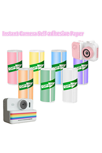 Choice1 ورق لاصق حراري ملون للأطفال، 7 ألوان، 57 × 25 مم، خالٍ من مادة BPA، ل...