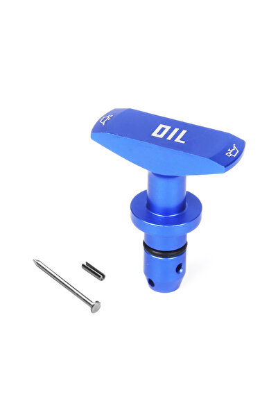 choice2 مقبض سحب مقياس زيت المحرك الأزرق لسيارة فورد موستانج جي تي V8 GT500 م...