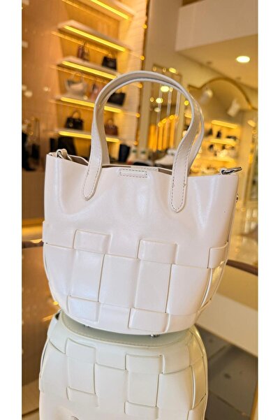 KRISTE BELL Imported mini straw woven bag with long strap - 27202