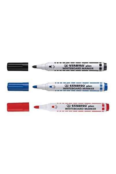 Stabilo OFS-006 Board Marker Yazı Tahtası Kalemi 6'lı (2 mavi 2 kırmızı 2 siyah)