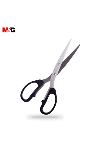 choice2 مقص أسود من إم آند جي للقرطاسية، مقاس 160/210 مم، برأس مستدير، صغير، ...