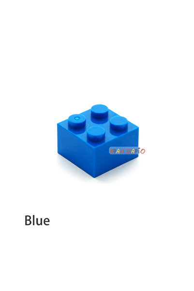 Choice11 مكعبات بناء زرقاء 60 قطعة، مكعبات سميكة بأشكال 2x2، تعليمية وإبداعية...