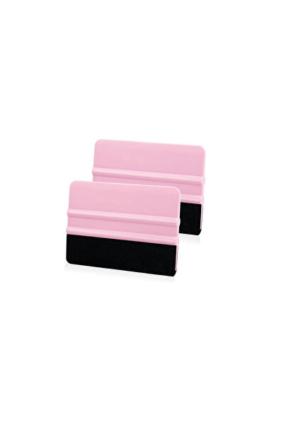 Choice4 قطعتان من أدوات تظليل النوافذ ذات الحواف الوردية المصنوعة من اللباد، ...