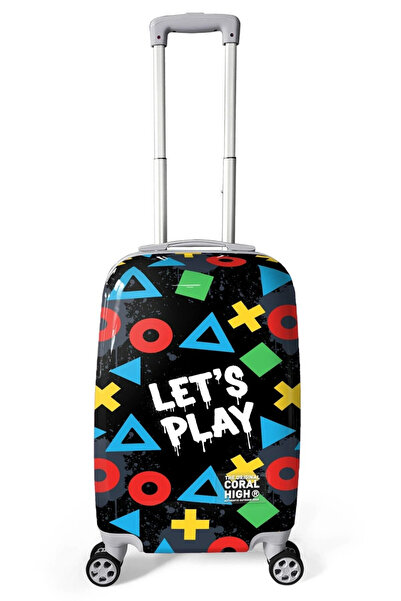 Coral High Let's Play Desenli Kabin Boy Valiz (50cm) 16559