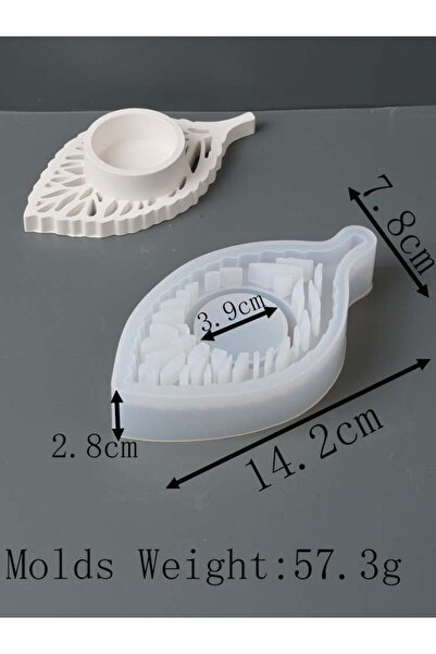 choice2 قالب سيليكون لصنع حامل شموع على شكل أوراق شجر، يمكنك صنعه بنفسك، مصنو...