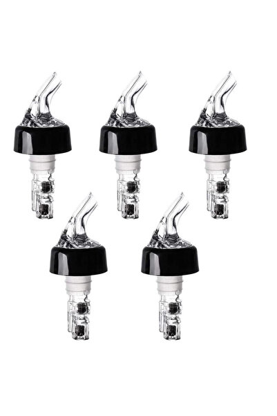 Choice1 5pcs white 30ml Plastic Liquor Pourer Olive Oil Wine Bottle Pour Spou...
