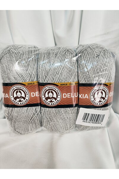 Ören Bayan DELUXIA Gümüş El Örgü İpi (3 Adet) - Renk: 007