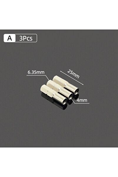 Choice5 مجموعة من 3 قطع من رؤوس مفكات دقيقة مشقوقة ومتقاطعة مقاس 4 مم لإصلاح ...