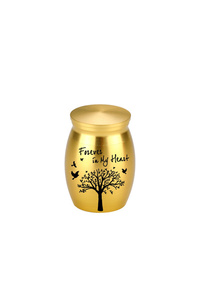 Choice6 Golden 7 Colors Small Keepsake Urn for Human Ashes Tree of Life Crema...