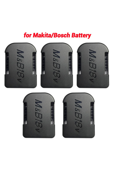 Choice3 حافظة بطارية سوداء لـ MK BS، 5 قطع، حامل بطارية، رف تخزين للبطاريات، ...