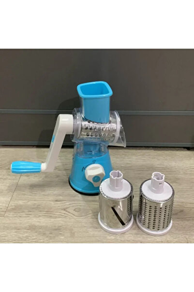 choice2 مبشرة عامة زرقاء اللون، قطاعة خضراوات، قطاعة يدوية، مفرمة جبن متعددة ...