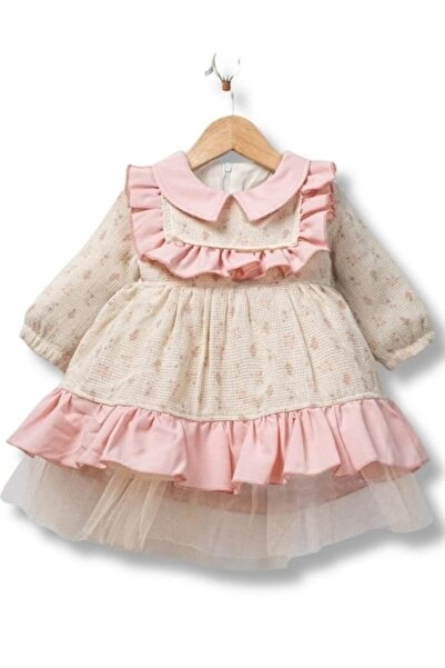 Canöz Kids Kız Bebek Elbise