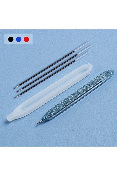 choice2 MJ-YZB-3 مجموعة واحدة تتضمن 3 قطع من قوالب السيليكون لصنع أقلام يدوية...