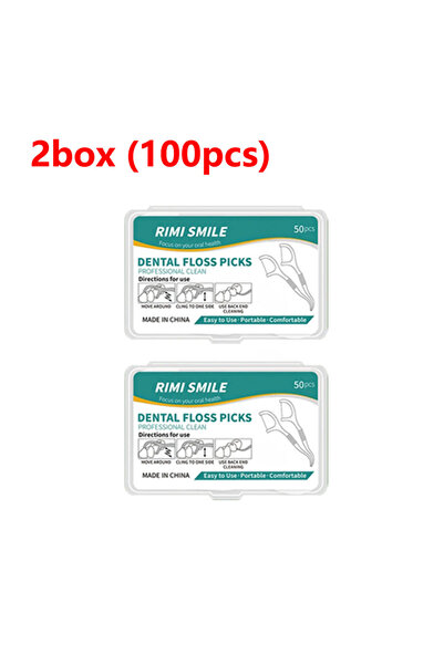 Choice4 C607-2 Box 1/2/3/5/10 Box Portable Disposable Dental Floss Plastic To...