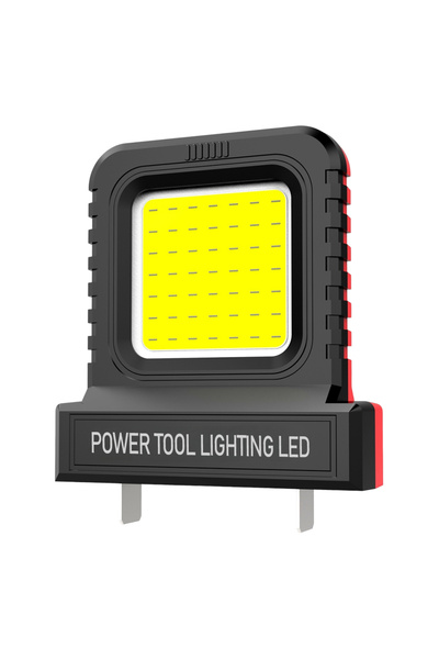 choice2 مصباح عمل LED أحمر 1/2 قطعة بقوة 14 واط، متوافق مع ماكيتا، ميلووكي، د...