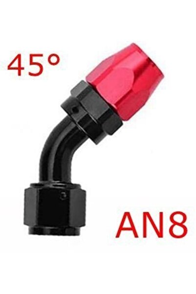 Choice9 وصلة خرطوم دوارة من الألومنيوم بزوايا 0°/45°/90°/180°، بمقاسات AN8-45...