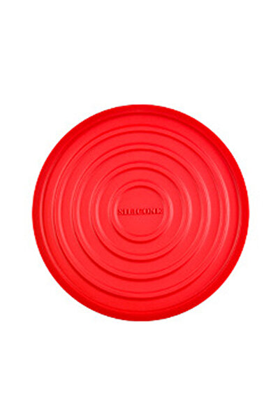 Choice3 Round 18cm Red Trivet Mats Silicone Pot Holders Multi-Use Coasters In...