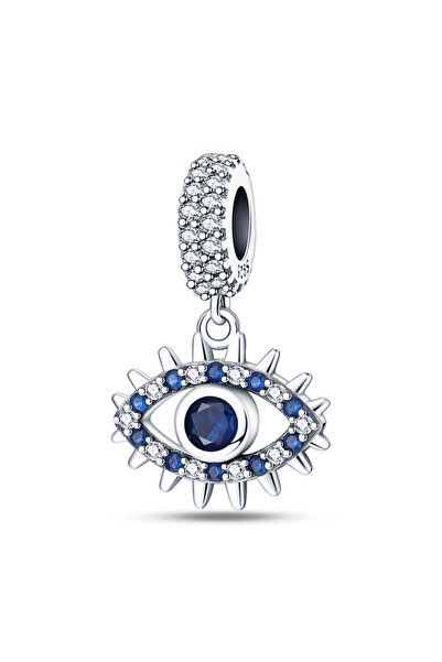 Choice40 PAC311 925 Sterling Silver Mysterious Blue Butterfly Devil's Eye Fat...