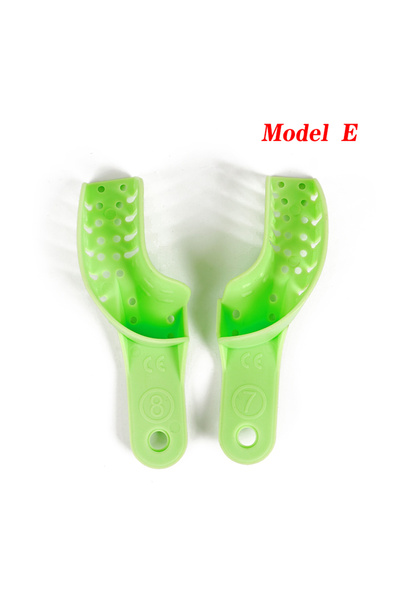 Choice4 حامل قوالب طب الأسنان من طراز E، قالب بلاستيكي للاستخدام مرة واحدة لأ...