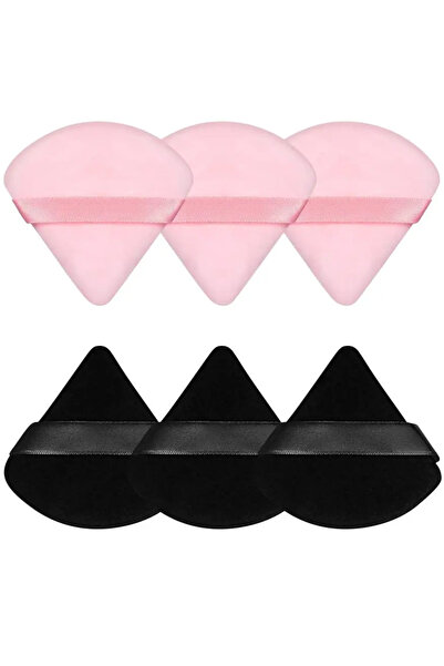 Choice4 ٦ قطع متنوعة (٣/٥/٦ قطع) من إسفنجات البودرة المثلثة لمستحضرات التجميل...