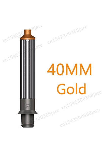 Choice11 مجفف شعر ذهبي بقطر 40 مم، مزود بفوهة تجعيد وتمليس شعر أوتوماتيكية، م...