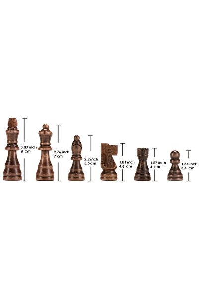 Choice5 8cm 32pcs Chess 32pcs Wooden Chess Pieces Complete Chessmen wood Ches...