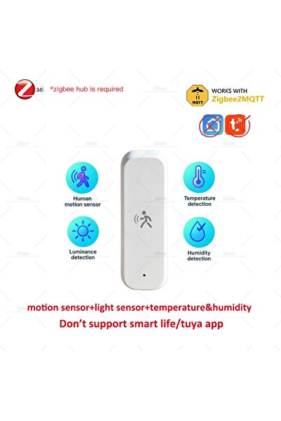choice2 ZigBee type3 For Z2M Zigbee Human Pir Motion Sensor Option Light/Temp...