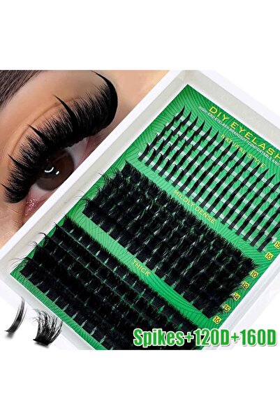 Choice1 مزيج من رموش كثيفة طبيعية، رموش فردية، رموش مدببة 0.07 مم، رموش 120D،...