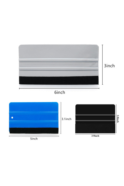 Choice1 3pcs Plastic Squeegee 4/3pcs Window Tint Squeegee Wrap Squeegee with ...