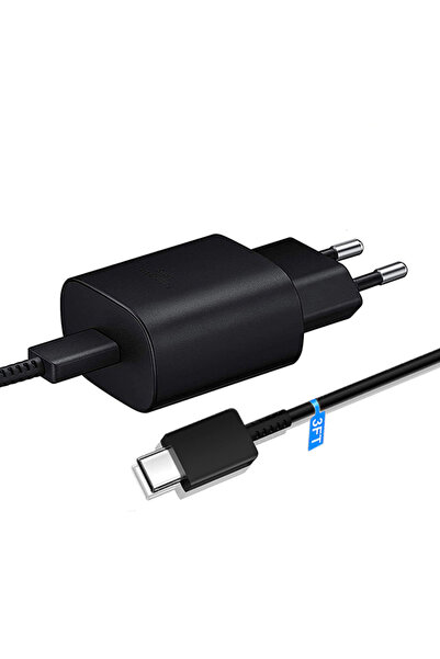 choice2 شاحن أوروبي وشاحن حائط سريع USB-C بقوة 25 واط بطول 1 متر مع كابل شحن ...