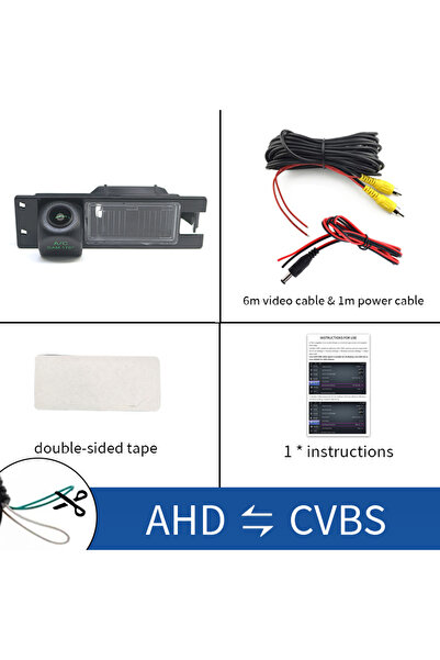 choice2 12 V AHD-CVBS AHD Car Rear View Reverse Backup Camera With Rectifier ...