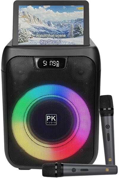 Platinum LX15 Party Jukebox Karaoke System with 8" LCD Display, 23K+ Songs, D...