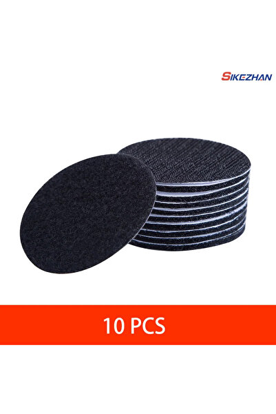 Choice7 ١٠ قطع - أسود - دائري، ١٠-٢٠ قطعة من ملصقات تثبيت السجاد، مزدوج وجهين...