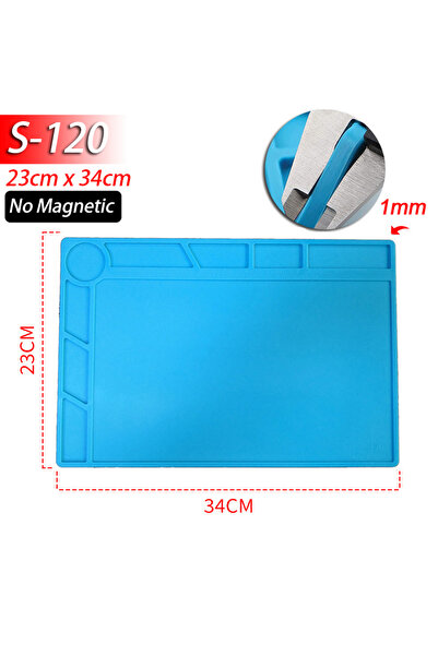 Choice1 S120 Soldering Station Mat Silicone Work Mat Heat Resistant 932°F Ant...