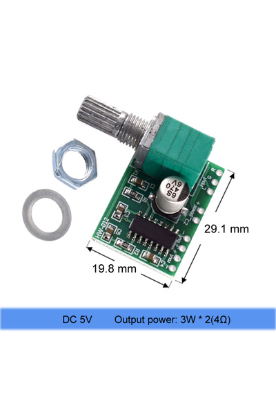 Choice1 لوحة مكبر صوت صغيرة PAM8403 مزودة بمفتاح تشغيل، متوافقة مع تقنية البل...