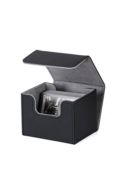 Choice1 black 100+Trading Card Deck Box Storage Holder Organizer Cards Case f...