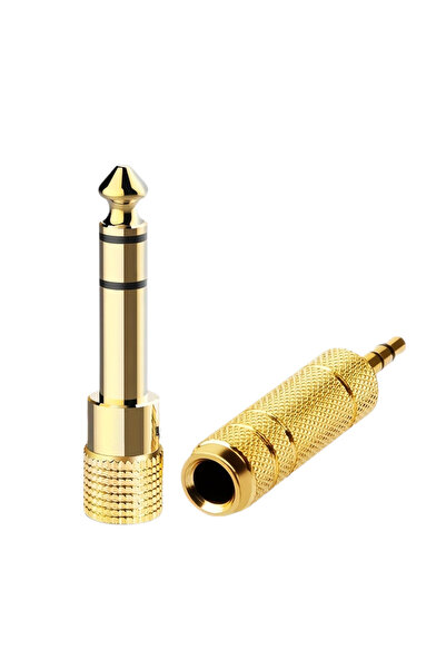 choice2 One piece each 2-Pack 6.5mm to 3.5mm & 3.5mm to 6.5mm Audio Adapter K...